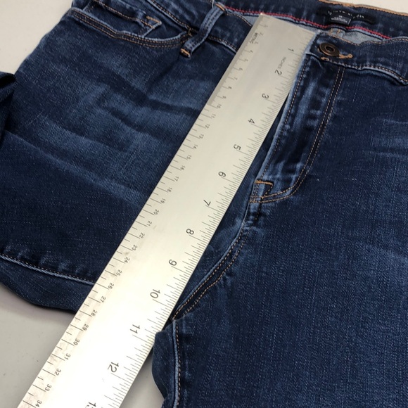 High Rise Tommy Hilfiger Blue Denim Pants - Picture 6 of 11